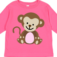thumbnail image 4 of Inktastic Monkey Girls Long Sleeve Toddler T-Shirt, 4 of 5