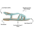 thumbnail image 5 of Journee Collection Womens Alorra Tru Comfort Foam Buckle Flat Sandals, 5 of 6