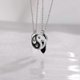 thumbnail image 3 of Collar BFF con 5 dijes de cristal, colgante de mejor amiga, collar de la amistad, collar de corazón a juego para parejas, regalos, 3 of 5