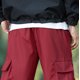 thumbnail image 4 of Pantalones largos para hombre, para exteriores, impermeables, a la moda, lisos, informales, con cintura elástica y bolsillos, pantalones cargo para hombre., 4 of 4