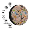 thumbnail image 5 of Rv Spare Tire Cover 14 inch - colorful Dog Cute Tire Covers for Trailers, Adjustable Camper Spare Tire Cover, 5 of 7