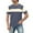 GY2, variant on BUWTTER Mens Tshirts Summer Colour Blocked Crew Neck Pullover Sports Casual Short Sleeved Top Men's Shirts Black L