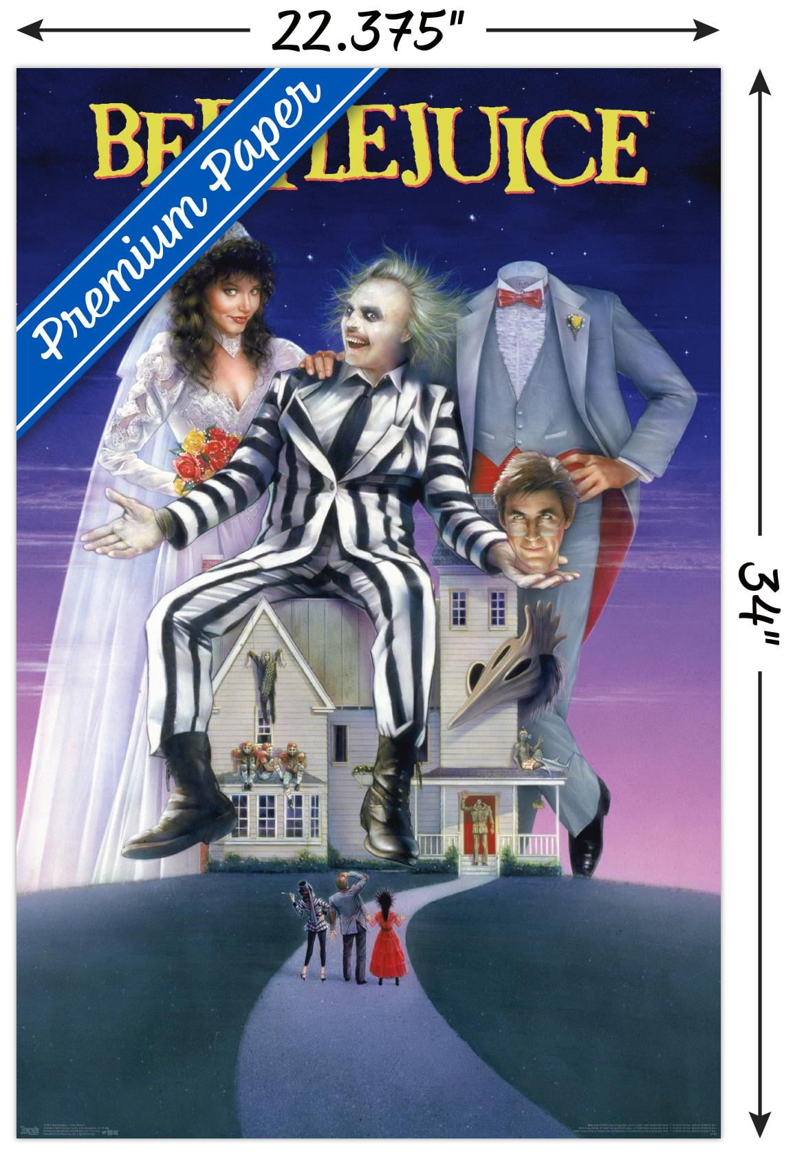 Beetlejuice - One Sheet Wall Poster, 22.375" x 34"