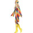 thumbnail image 3 of Smiffys Womens Hippie Rainbow Costume Set, 3 of 4
