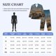 thumbnail image 4 of Balery Deserted Classic Car Landscape Pijama para Hombre de Dos Piezas con Manga Larga, Conjunto de Dormir y Descanso Suave con Bolsillos-Small, 4 of 7