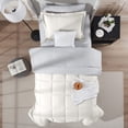 thumbnail image 6 of Virtu Twin Comforter Sets, Bed in a bag, 5 Piece Reversible Twin Bedding Comforter Set with Sheets, Kids bedding, Off White, 6 of 8