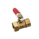 thumbnail image 2 of Cateissary Válvula de bola de latón rosca conector de manguera de jardín interruptor hermético jardín granja flujo de agua Hardware Cocina y Comedor 3/8 inch Cateissary HA061874-03B, 2 of 6