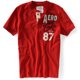 thumbnail image 1 of Aeropostale Surf Final So-cal Henley Shirt para hombre, rojo, XS, 1 of 1