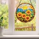 thumbnail image 1 of Colgante de girasol, adorno colgante de pared de cristal con forma de girasol, decoración colgante para jardines de oficina Estilo E, 1 of 8