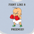 thumbnail image 4 of Inktastic Nicu Fight Like a Preemie Baby Boxer Boys or Girls Baby Bib, 4 of 4
