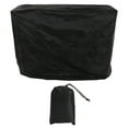 thumbnail image 2 of Table Tennis Cover, 190 Silver Coated Dustproof Weather Resistant  Pong Table Dust Cover Sunlight Protection Drawstring  For Yard 155x75x144cm / 61.0x29.5x56.7in,155x75x150cm, 2 of 8