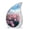 Rose-3, variant on VALERASH Pink Rose Memorial Urns for Adult Male - Blue Drop Funeral Urn for Ashes for Women Keepsake Cremation Urn for Brother & Sister- 3 Inch