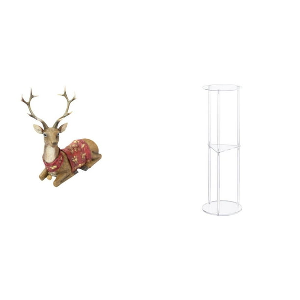 Escultura De Alce De Reno Acrílico, Adorno De Mesa, Figura De Ciervo, Estatua Para Sala De Estar, Oficina, Dormitorio, Casa De Campo, Decoración De Espacios Pequeños, Mesita De Noche
