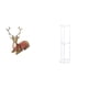 thumbnail image 1 of Escultura De Alce De Reno Acrílico, Adorno De Mesa, Figura De Ciervo, Estatua Para Sala De Estar, Oficina, Dormitorio, Casa De Campo, Decoración De Espacios Pequeños, Mesita De Noche, 1 of 8