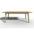 thumbnail image 2 of Curated Maison Plaisance Rectangular Teak Outdoor Dining Table in Natural, 2 of 4