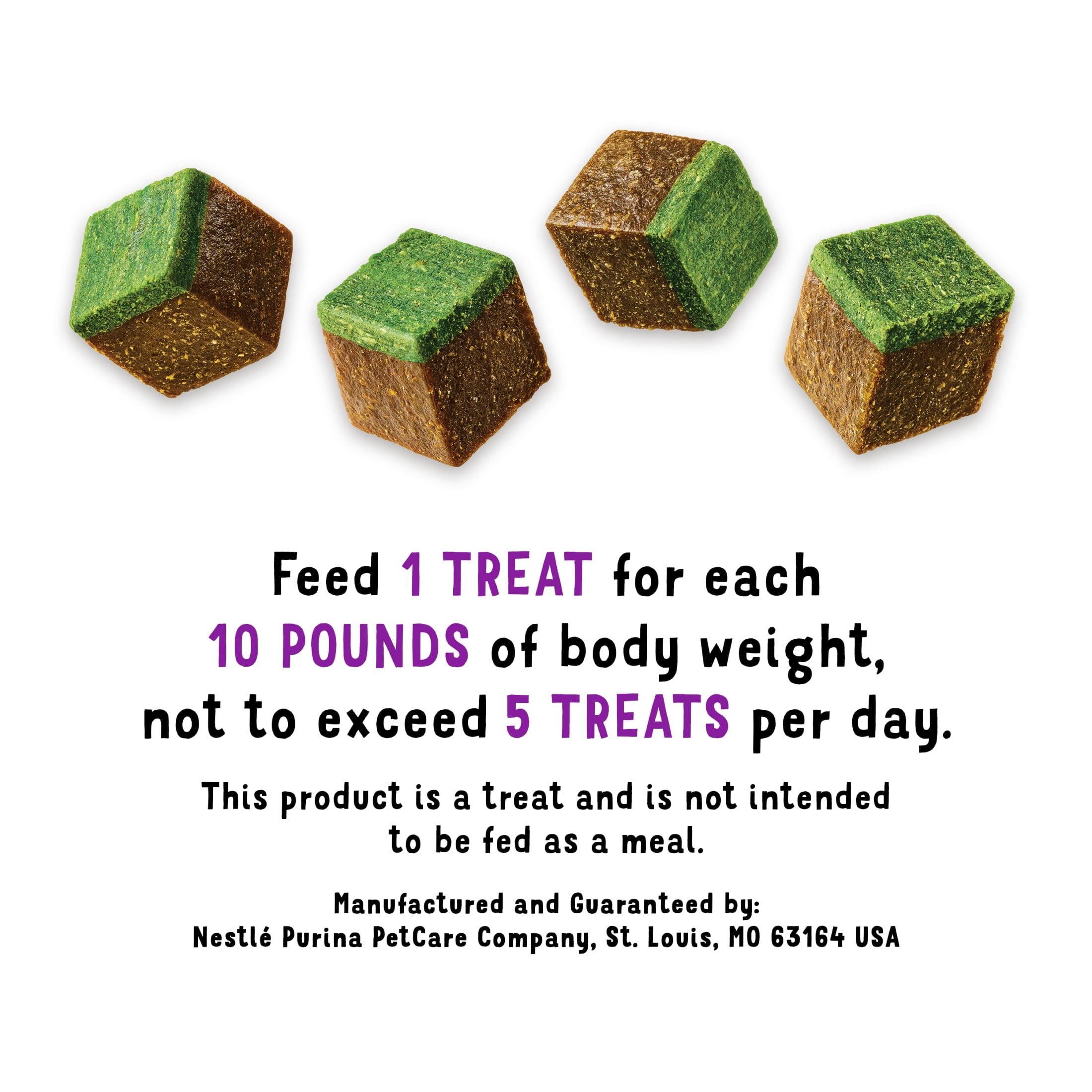 Purina Beggin’ Blocks With Bacon Dog Treats, A Minecraft Movie Treats for Dogs, 25 oz Pouch