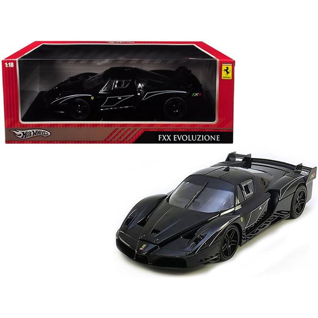 Hot Wheels T69 Ferrari Fxx Evoluzione Black 1 18 Diecast Model Car Walmart Canada