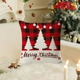 thumbnail image 5 of Moocorvic Christmas Linen Plaid Throw Pillow Covers 18x18, for Couch Sofa Home Farmhouse Decoration, 5 of 7