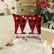 thumbnail image 5 of Linen Christmas Pillowcase 17.71x17.71in Used For Christmas Decoration Winter Holiday Decoration Pillow Cover Suitable For Home Sofas, 5 of 6
