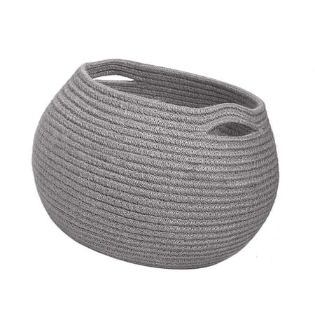 Ywmsfl Decorative Jar Shaped Organiser Basket Natural Jutes Storage Container with Handle Home Management Tool Ywmsfl Decorative Jar Shaped Organiser Basket Natural Jutes Storage Container with Handle Home Management Tool