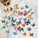 thumbnail image 1 of Decoración de cupcakes con forma de mariposa, papel de arroz, bandeja para hornear para tartas de boda, fiestas de cumpleaños, adornos para tartas, adornos para cupcakes, decoración de mariposas, 1 of 6