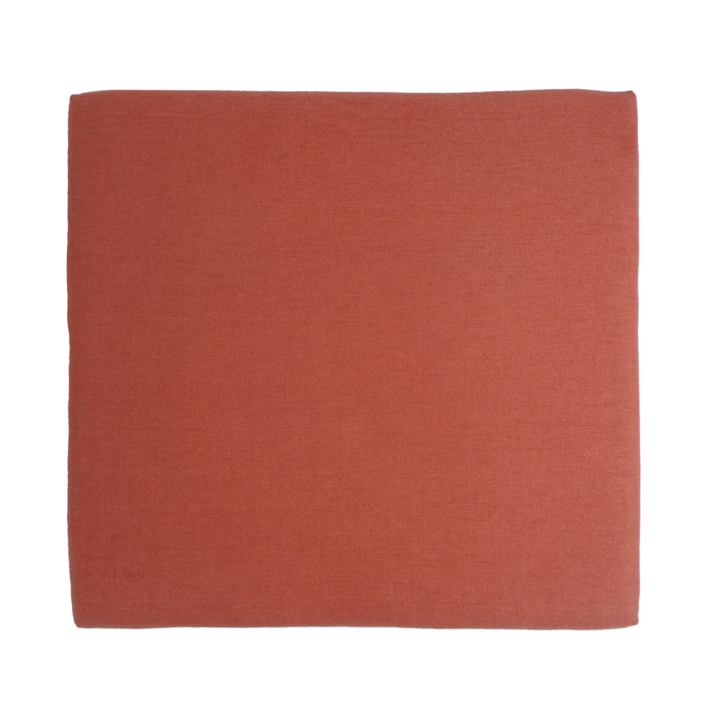 Noble House Mid Century Fabric Ottoman, Coral