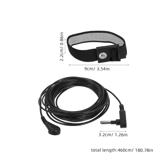 GAXIRE Anti Static Wrist Strap Braided Tape 1Set For DIY Enthusiasts