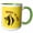 Green/White, variant on 3drose, Cute Bee Image with Funny Text of Meant to Bee, 11oz Magic Transforming Mug