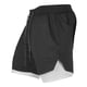 thumbnail image 3 of Pantalones cortos de fitness para Hombre Baoblaze multicolor XL negro, 3 of 8