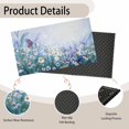 thumbnail image 2 of Daisies Door Mat, 17 x 30 Inch Butterfly Welcome Doormat Decorative Home Floor Mat,Non Slip Rubber Back and Strong Water Absorption for Outdoor Indoor Entrance Decor, 2 of 6