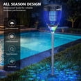 thumbnail image 6 of Solar Zapper Outdoor  4200v Mosquito With Rgb Projector & Lights Cordless Killer Usb Rechargeable Fly Insect Waterproof Lighting Decor For Patio Garden Yard, 6 of 7