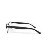OCTO180 Mens Respect Browline Prescription Eyeglasses with Case, Gray