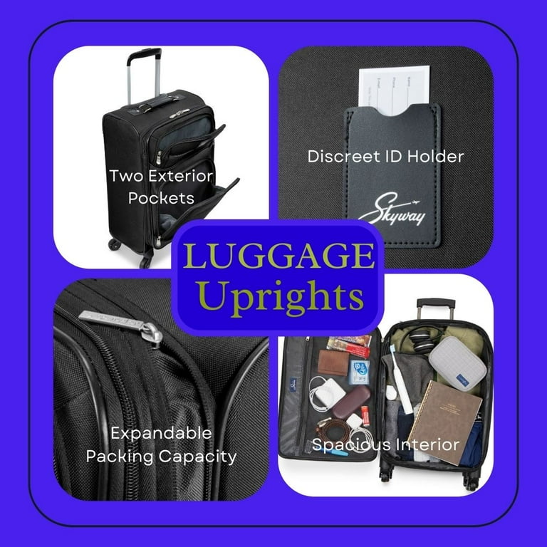 Skyway Luggage Tideland Softside 5-Piece Travel Luggage Set with