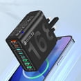 thumbnail image 3 of Herramientas para el hogar, Herramientas de jardinería, Mejoras para el hogar, Concentrador USB de carga rápida de 8 puertos 4 USB-C + 4 USB-A Cabezal de carga rápida, 3 of 5