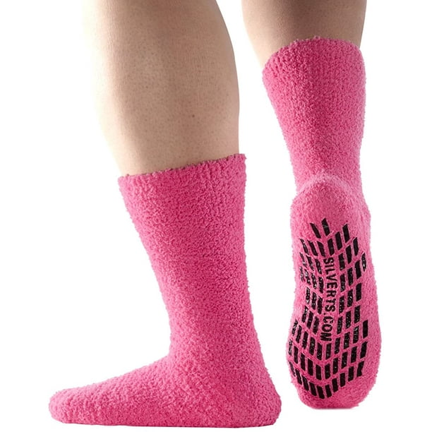 Non Skid/Anti Non Slip Grip Socks For Women/Men - Hospital Socks