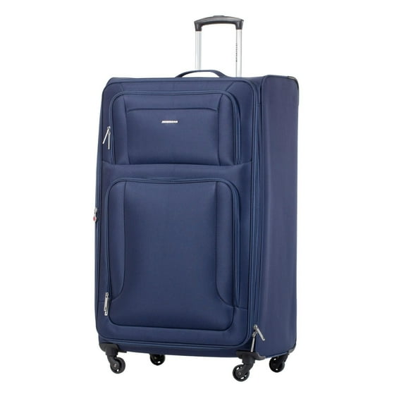 Jetstream Softside Expandable Extra Large Checked Luggage, Lightweight Rolling Travel Suitcase with Spinner Wheels