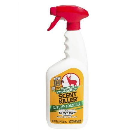 Wildlife Research Center Super Charged Scent Killer Autumn Formula 24 fl oz Hunting Scent Elimination Spray