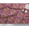 thumbnail image 3 of Soimoi Georgette Viscose Fabric Geometric Small Printed Craft Fabric by The Yard 42 Inch Wide, 3 of 3