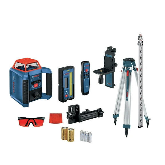 Restored Bosch Boschrevolve2000 Self Leveling Horizontal/vertical Rotary Laser Kit (Refurbished)
