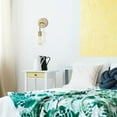 thumbnail image 2 of Better Homes & Gardens 1 Light Indoor Wall Sconce, Burnished Brass Finish, Bulb Not Included, 2 of 10