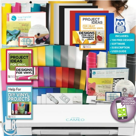 Hematite Cameo - Silhouette Cameo 3 Machine Bundle HTV Kit Vinyl Kit Tools Designs DIY Shirt