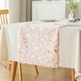 thumbnail image 2 of Faux Fur Christmas Table Runners 70 inches Long, Gold Sequin Feather Table Runner Xmas Table Runner for Super Soft Thick Luxury Christmas Table Decoration, 13x70 inch, 2 of 3
