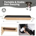 thumbnail image 6 of Lilypelle Foldable Pet Ramp Bed for Dogs Cats with Non-slip Rubber,Height Adjustable 15.7"-27.5", 55.1"Lx17.7"W,Yellow, 6 of 8