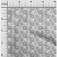 thumbnail image 2 of oneOone Georgette Viscose Gray Fabric Floral Craft Projects Decor Fabric Printed By The Yard 42 Inch Wide, 2 of 4