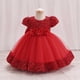 thumbnail image 3 of Vestido de niña, vestido de princesa, vestido infantil, manga corta, lentejuelas, falda abullonada, vestido infantil, 3 of 6