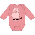 thumbnail image 3 of Inktastic Pig-oink Boys or Girls Long Sleeve Baby Bodysuit, 3 of 5