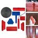 thumbnail image 1 of Juego de Herramientas de granulado de madera, rodillos de pintura con mango, herramientas de pintura, arte de impresión, herramienta de grano de perfecl rodillo de pintura de grano, 1 of 8