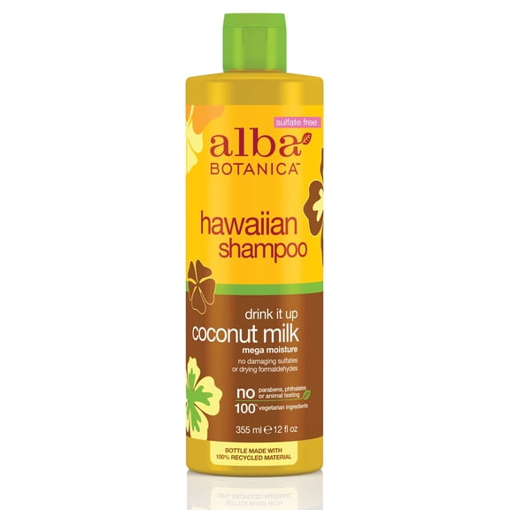 Alba Botanica More Moisture, Coconut Milk, 12 fl. oz.