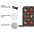 thumbnail image 5 of Oven Mitts and Pot Holders 4 Piece, coffee mug cup High Heat Slip Resistant Oven Mitt and Trivets Set Kitchen Oven Glove Pot Holders for Cooking Baking Grilling, 5 of 7