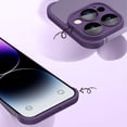 thumbnail image 5 of Frusde Frameless Slim Case for iPhone 15 Plus with Camera Lens Protector, Minimalist Slim Shockproof Bumper Shell-Black, 5 of 6